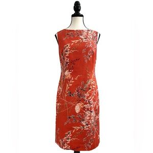 Talbots Red Sheath Sleeveless Pencil Sheath Dress | 4P | NWOT!